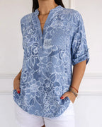 Elora™ | Elegant Blouse with Pocket